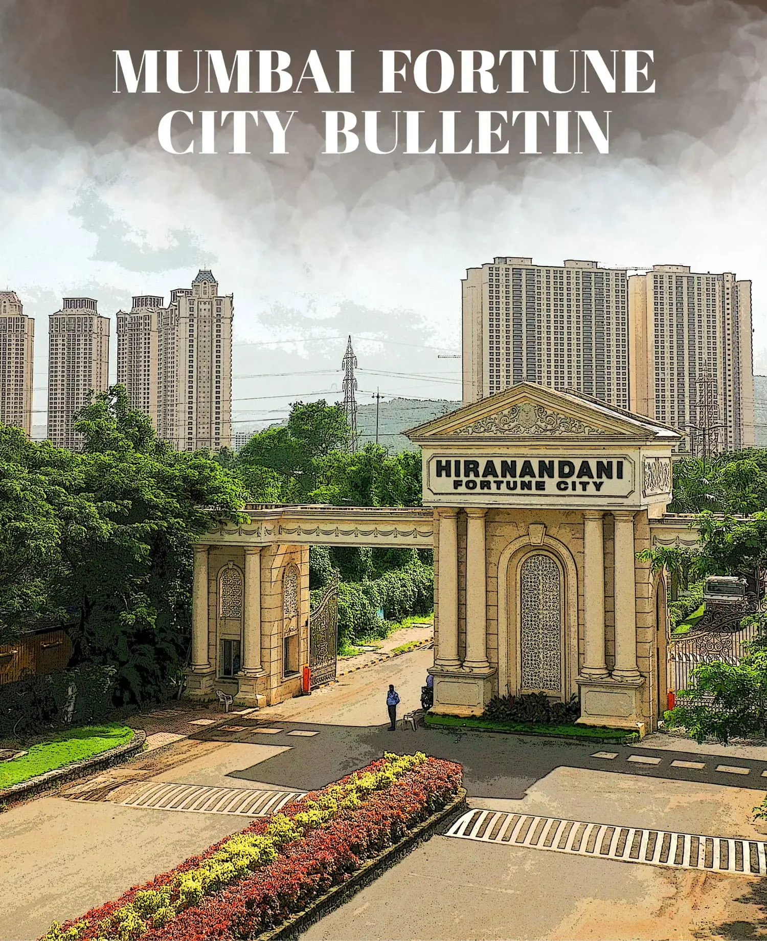 Hiranandani Fortune City — tower render